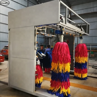 جودة  Gantry Type Automatic Car Washing Machine With Optional Dryers And Foam Wax Spraying مصنع