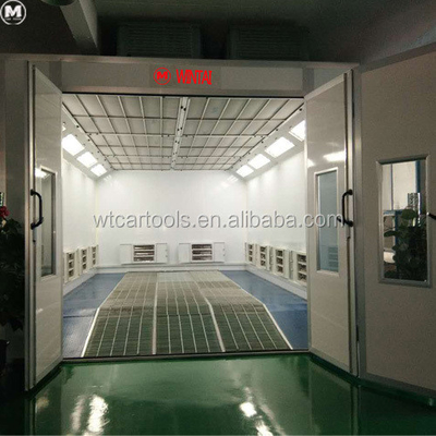 LED Light SUV Car Spray Booth 6900*3900*2650mm مع فلتر العادم من الألياف الزجاجية