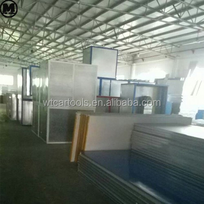 LED Light SUV Car Spray Booth 6900*3900*2650mm مع فلتر العادم من الألياف الزجاجية