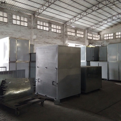 كشك رش السيارات المعتمد من قبل CE مع نظام تداول الهواء 1 × 7.5kw مروحة مدفوعة مباشرة