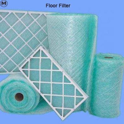 High Dust Holding Capacity g/m2 3000 Fiberglass Floor Filter for Spray Booth Polyester