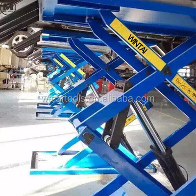 61 "/1550mm طول المنصة 3 طن رف السيارة المحمول مع أسطوانة مزدوجة