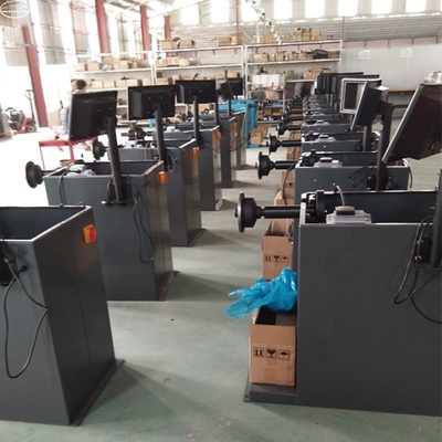 آلة موازنة الإطارات الكاملة الآلية 0.37kw 220v لموازنة السرعة