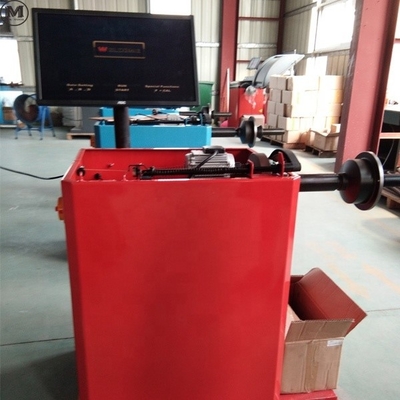 آلة موازنة الإطارات الكاملة الآلية 0.37kw 220v لموازنة السرعة