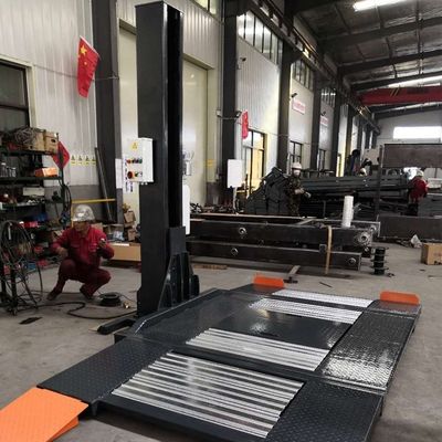 مصعد بأربعة أعمدة لمصعد المركبات 12 وحدة تحميل الكمية منخفضة تكلفة الصيانة