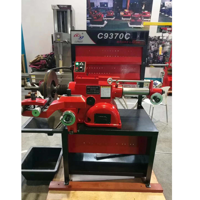 350 كجم 0.75kw الفرامل طبل قطع آلة C9370C 3 سرعة الفولاذ قابل للتعديل