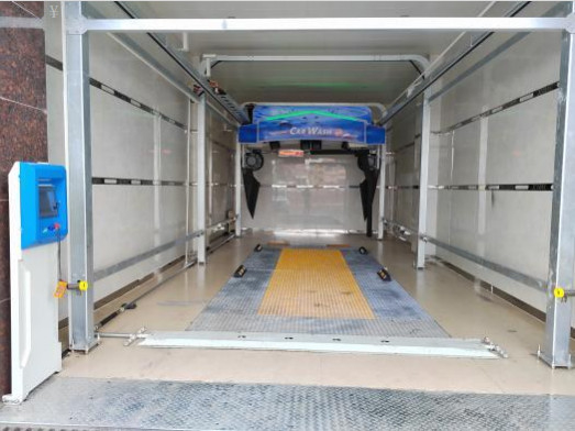 معدات غسيل السيارات ذات ذراع واحدة بدون لمس مع 6 مجففات وحجم الحديد 8m Lx5mm