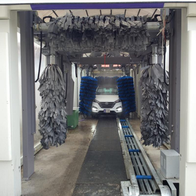 آلة غسيل السيارات ذات النفقات الآلية بالكامل غسالة السيارات ذات الضغط العالي 10 فرش غسيل السيارات أنظمة غسيل السيارات ذاتية التحكم نظام تحكم PLC معدات غسيل السيارات الآلية