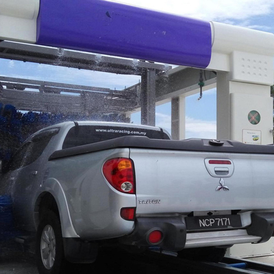 آلة غسيل السيارات ذات النفقات الآلية بالكامل غسالة السيارات ذات الضغط العالي 10 فرش غسيل السيارات أنظمة غسيل السيارات ذاتية التحكم نظام تحكم PLC معدات غسيل السيارات الآلية