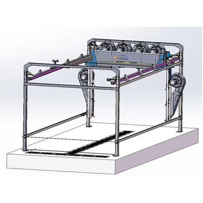 معدات غسيل السيارات ذات ذراع واحدة بدون لمس مع 6 مجففات و 8m Lx5mm Rail Size Touch Free Machine Automatic Car Wash Water Reclamation System