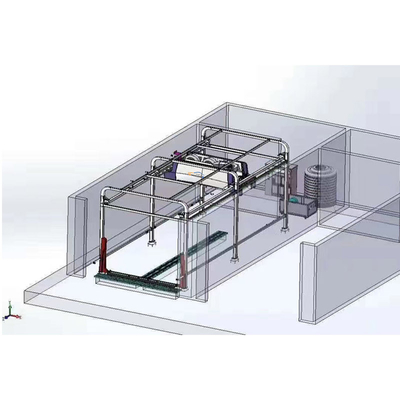 غسيل سيارات آلي بدون فرشاة LJ360 380V / 50Kw غسالة سيارات خالية من اللمس مع إحضار بطاقة ائتمانية بدون لمس غسل سيارات آلي