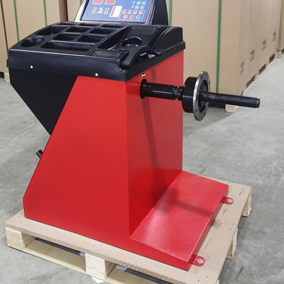 مخاريط قياسية لآلة موازنة إطارات السيارات غطاء بلاستيكي دقيق موازن عجلات أوتوماتيكي برامج معايرة ذاتية وتشخيص ذاتي معدات موازنة الإطارات