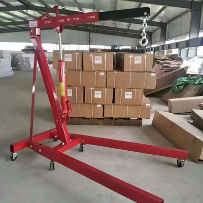 رافعة ورشة قابلة للطي تعمل بالهواء المضغوط، رافعة محرك 2 طن