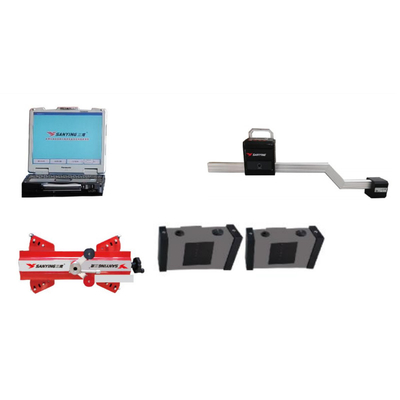 آلة محاذاة عجلات الشاحنات CCD بشاشة LCD، معدات محاذاة عجلات الحافلات، آلة محاذاة الخدمة الشاقة