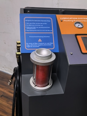 آلة تنظيف نظام زيت التشحيم الأوتوماتيكية مع وظيفة العد