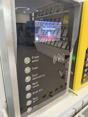 وحدة تحكم غسيل السيارات ذاتي الخدمة، آلة غسيل سيارات متعددة الوظائف من النوع المنفصل بشاشة من الفولاذ المقاوم للصدأ 304