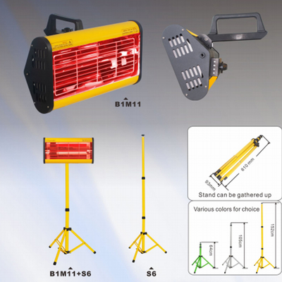 مصباح خبز الطلاء بالأشعة تحت الحمراء، معدات معالجة الطلاء المحمولة، أضواء خبز السيارات