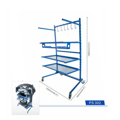 رفوف طلاء السيارات متعددة الوظائف، رفوف طلاء رفع السيارات، طلاء عالي الجودة، إطار