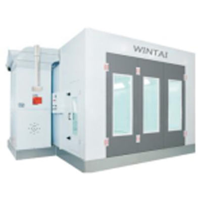 تسخين بالأشعة تحت الحمراء كابينة رش السيارات بما في ذلك منصة حاملات طلاء أبواب السيارات كابينة طلاء السيارات الخارجية